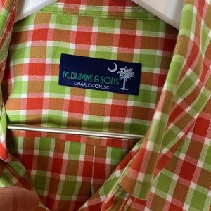 M Dumas & Sons Harvest Twill Button Down Shirt Size Medium